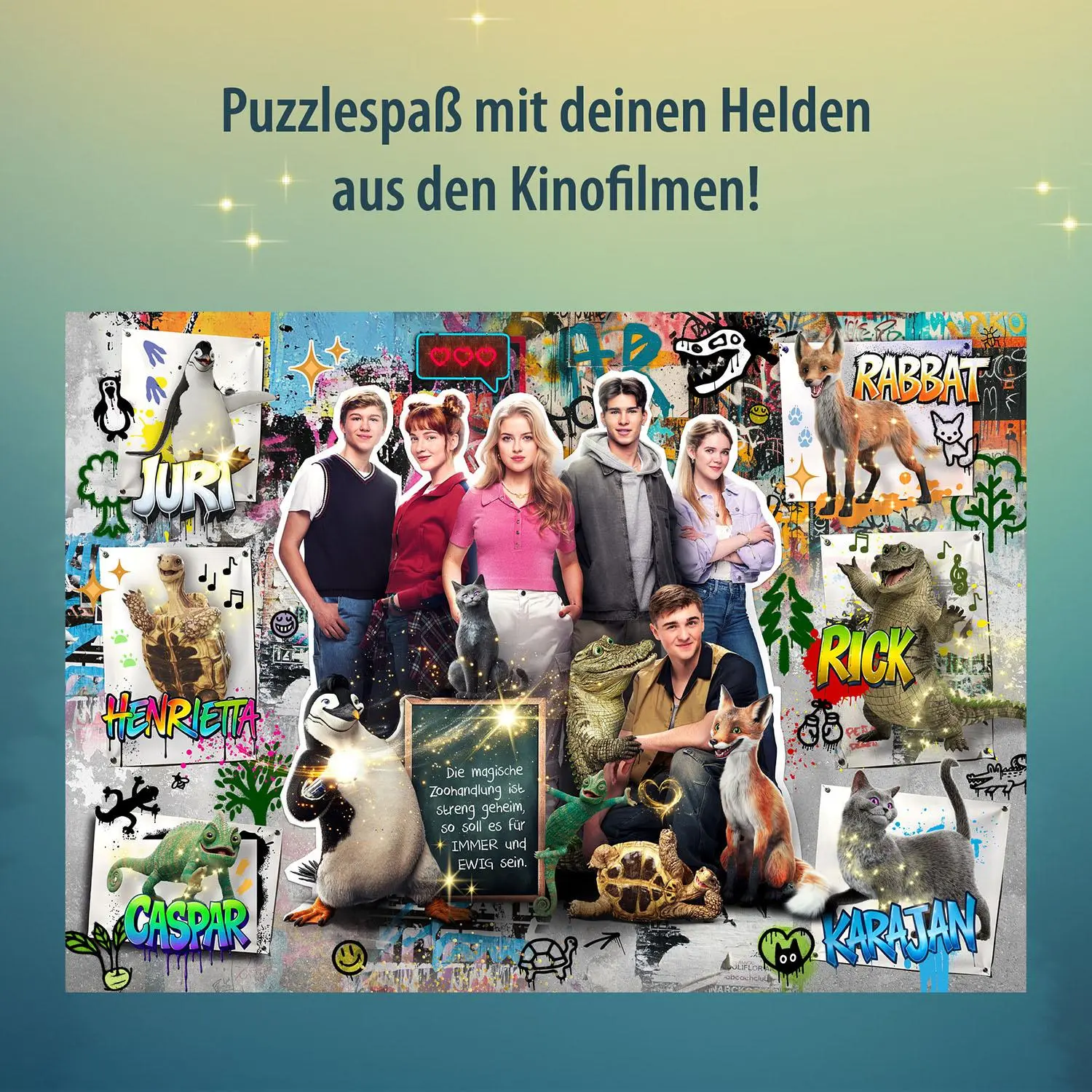 Bild: 4002051685072 | Die Schule der magischen Tiere: Puzzle zum Film - Teamwork | Spiel