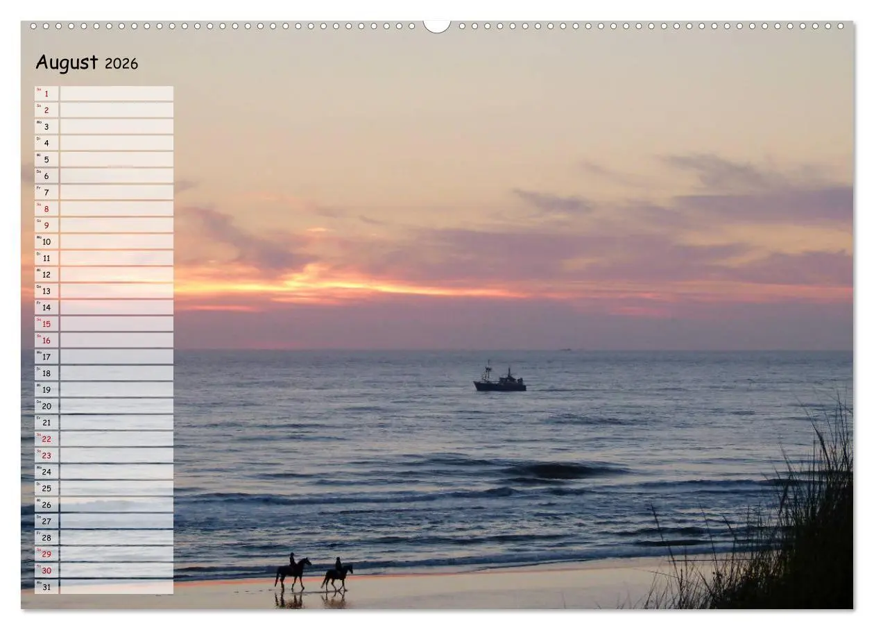 Bild: 9783457925072 | Egmond aan Zee (Wandkalender 2026 DIN A2 quer), CALVENDO...