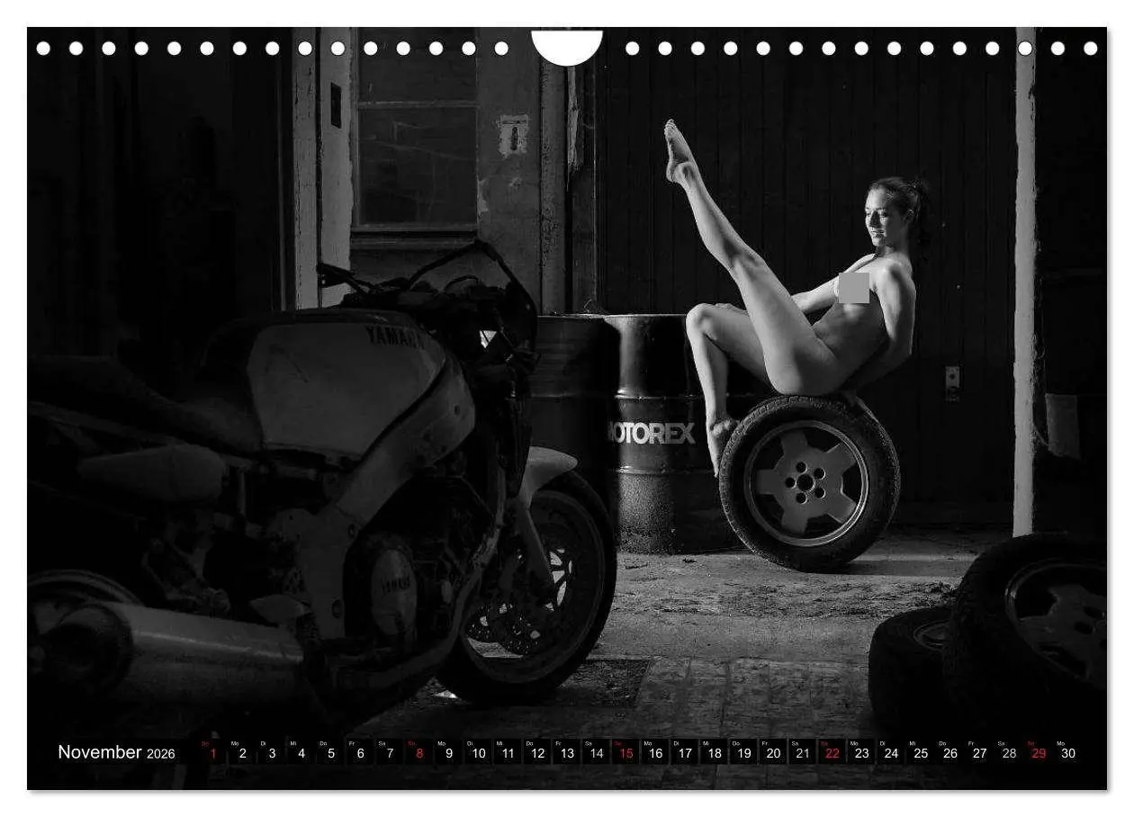 Bild: 9783516185072 | Aktfotografie in alten Mauern (Wandkalender 2026 DIN A4 quer),...