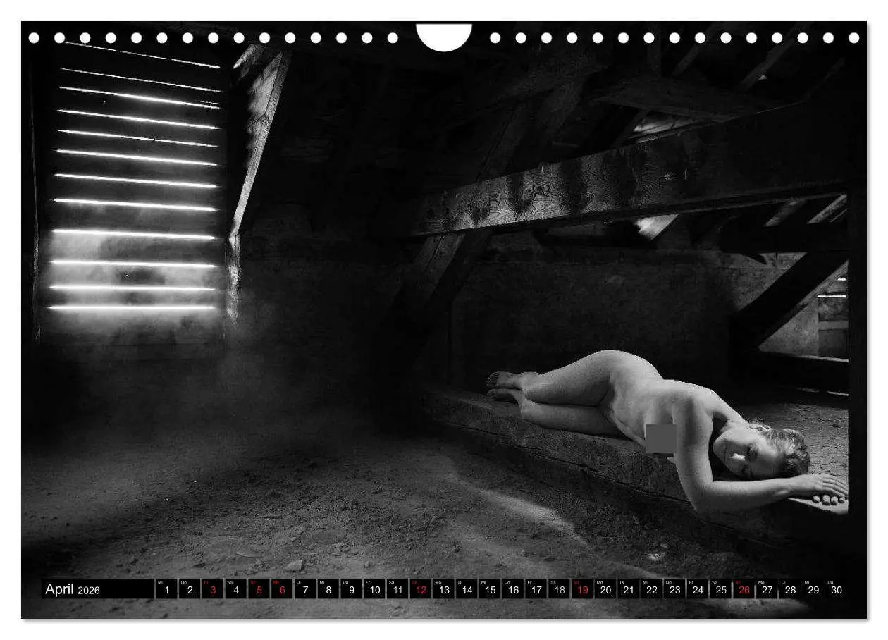 Bild: 9783516185072 | Aktfotografie in alten Mauern (Wandkalender 2026 DIN A4 quer),...