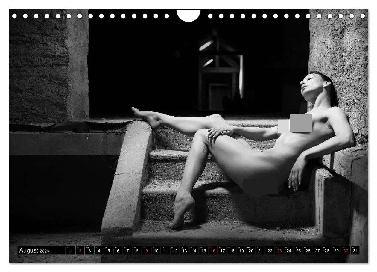Bild: 9783516185072 | Aktfotografie in alten Mauern (Wandkalender 2026 DIN A4 quer),...