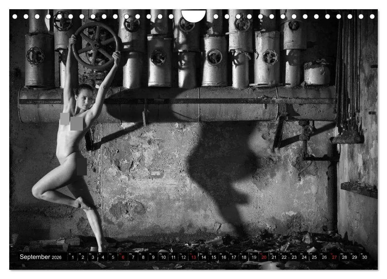 Bild: 9783516185072 | Aktfotografie in alten Mauern (Wandkalender 2026 DIN A4 quer),...