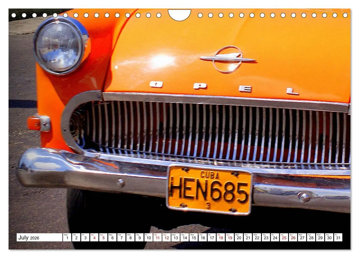 Bild: 9783516565072 | Opel Nostalgia (Wall Calendar 2026 DIN A4 landscape), CALVENDO 12...