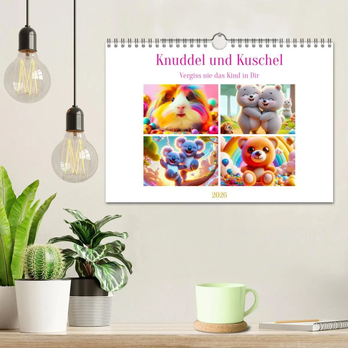 Bild: 9783516635072 | Knuddel und Kuschel (Wandkalender 2026 DIN A4 quer), CALVENDO...