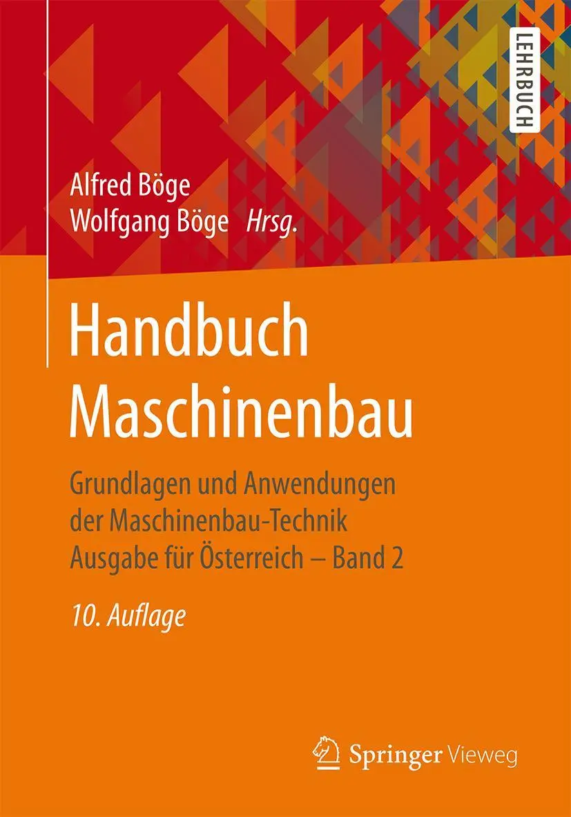 Cover: 9783658205072 | Handbuch Maschinenbau | Alfred Böge (u. a.) | Taschenbuch | xxx | 2018