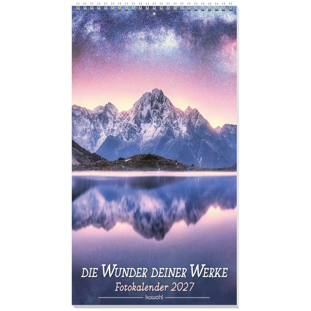 Cover: 9783754855072 | Die Wunder deiner Werke 2027 | Besinnungskalender | Kalender | 14 S.