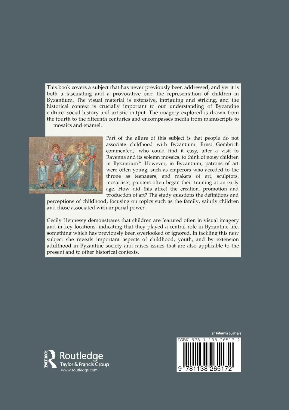 Rückseite: 9781138265172 | Images of Children in Byzantium | Cecily Hennessy | Taschenbuch | 2017
