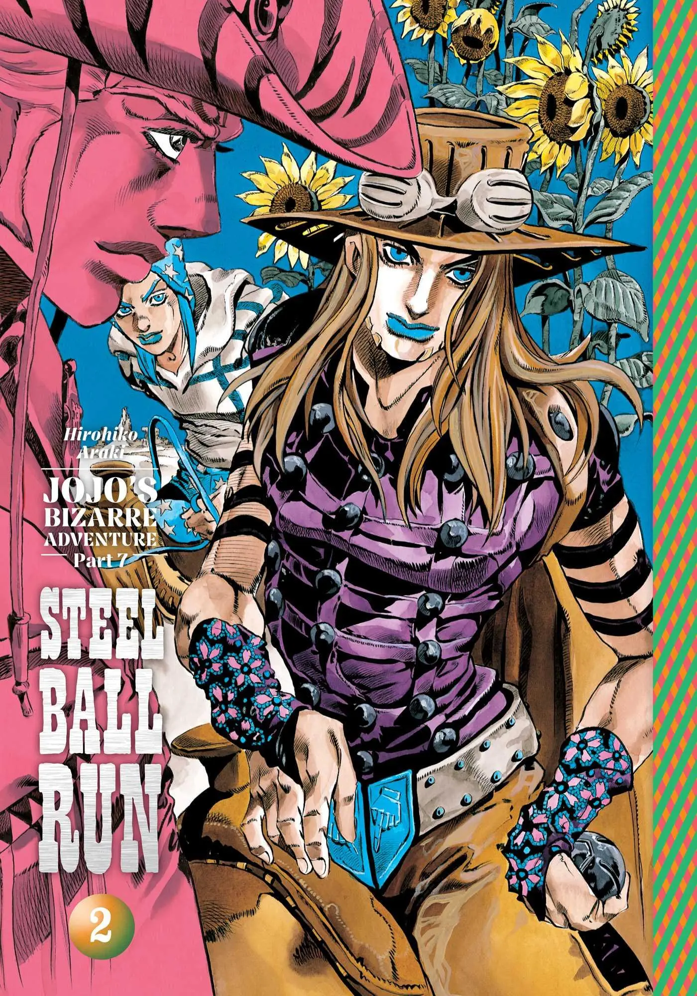 Cover: 9781974755172 | Jojo's Bizarre Adventure: Part 7--Steel Ball Run, Vol. 2 | Araki