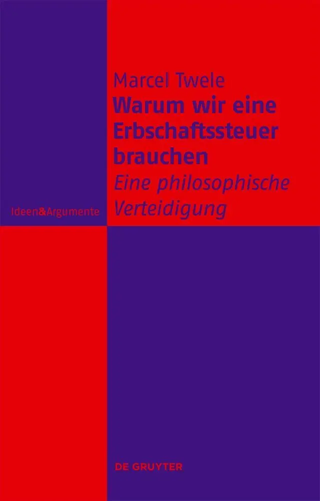 Cover: 9783111235172 | Warum wir eine Erbschaftssteuer brauchen | Marcel Twele | Buch | IX