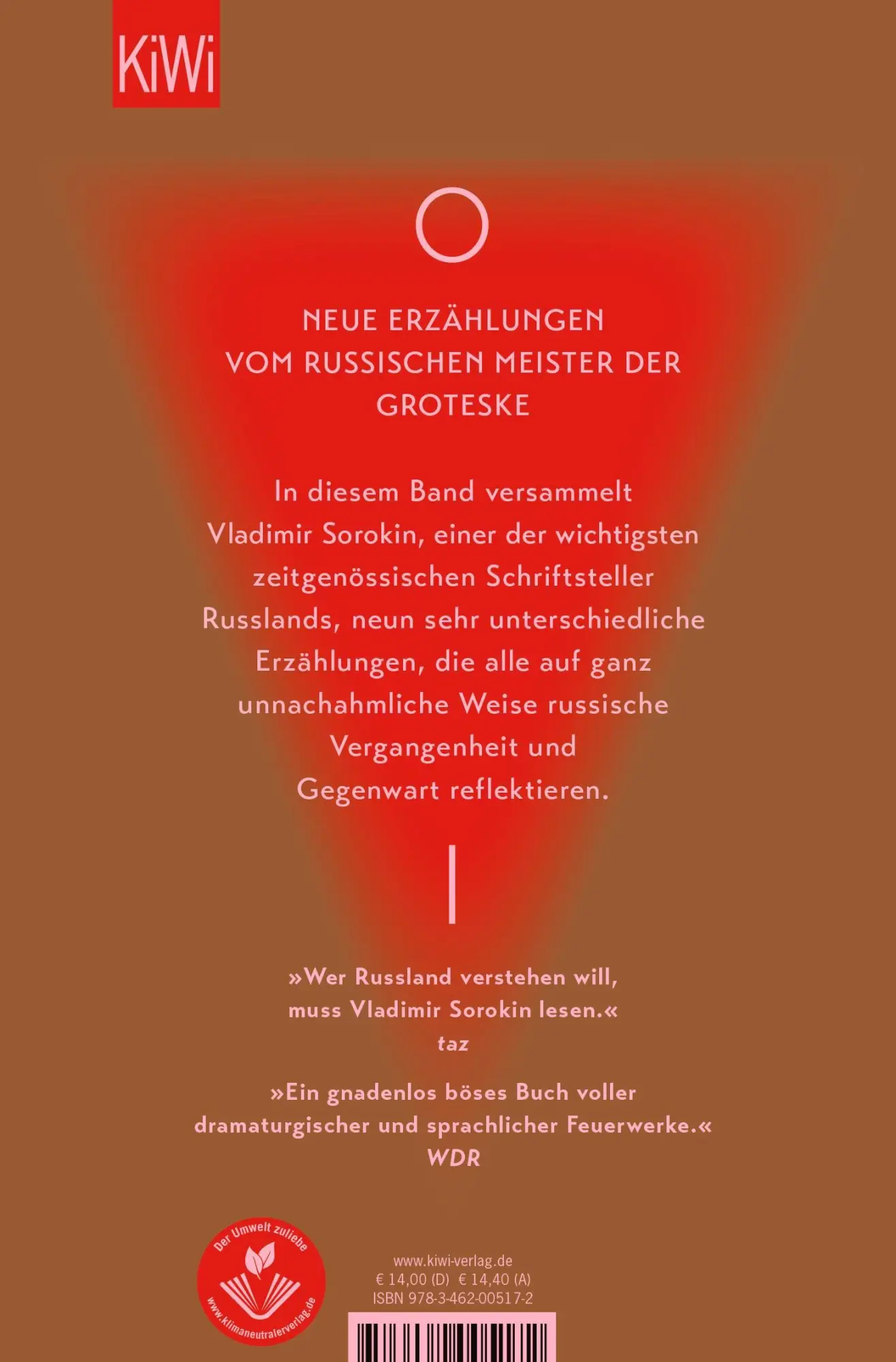 Rückseite: 9783462005172 | Die rote Pyramide | Vladimir Sorokin | Taschenbuch | 192 S. | Deutsch