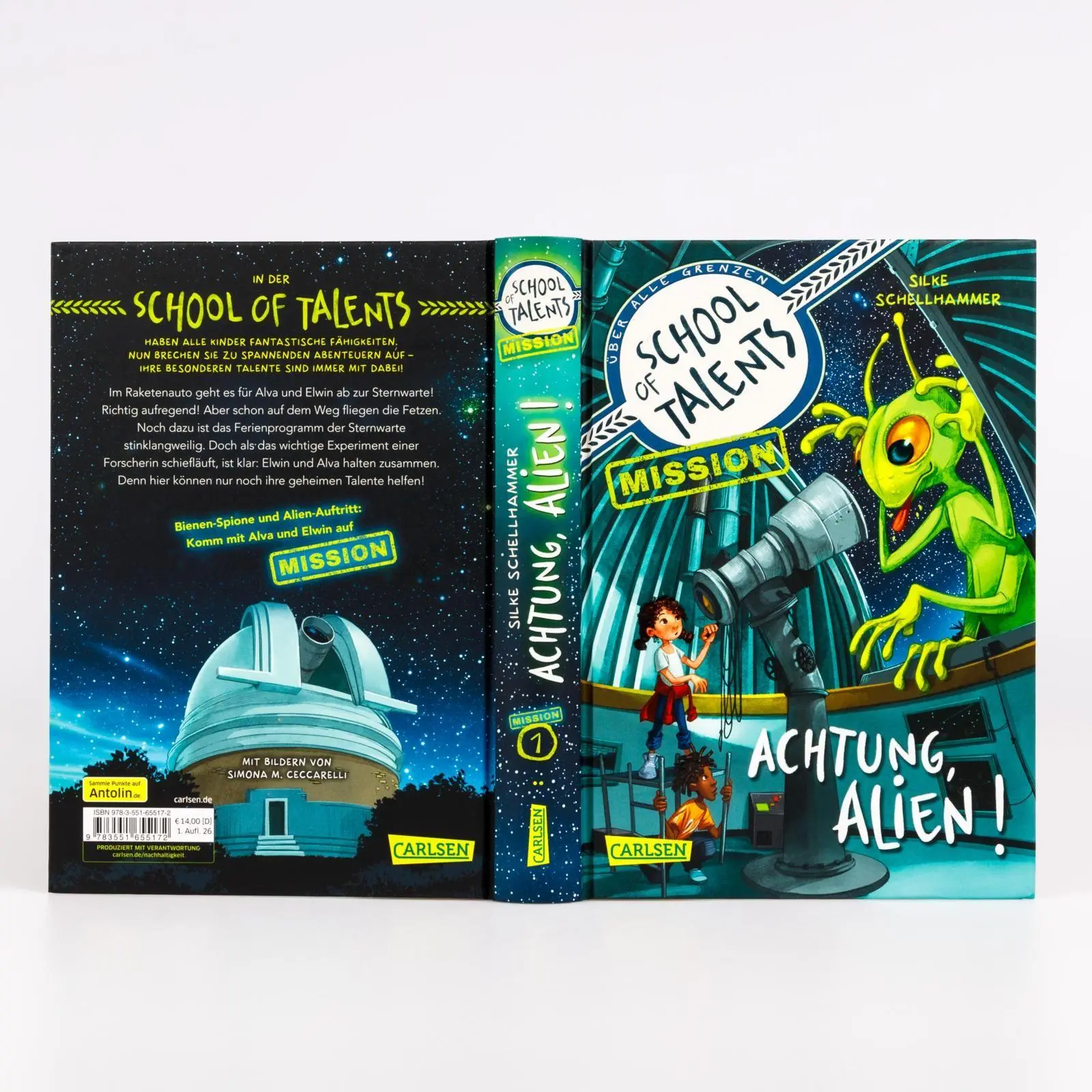 Bild: 9783551655172 | School of Talents Mission 1: Achtung, Alien! | Silke Schellhammer