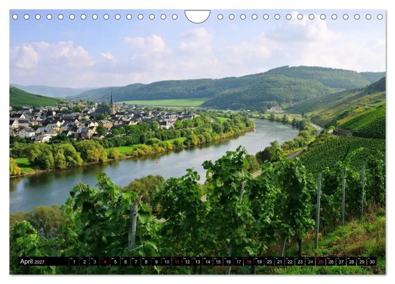 Bild: 9783594155172 | Entlang der Mosel (Wandkalender 2027 DIN A4 quer), CALVENDO...