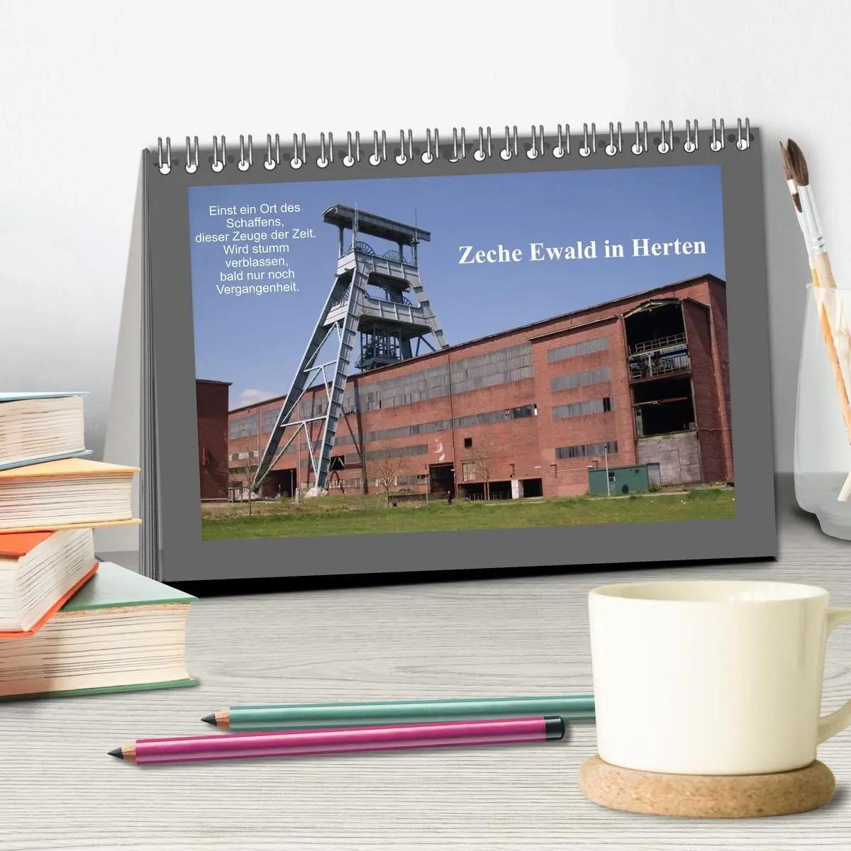 Bild: 9783594225172 | Zeche Ewald in Herten (Tischkalender 2027 DIN A5 quer), CALVENDO...