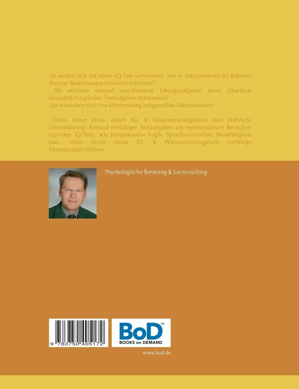 Rückseite: 9783750405172 | IQ- &amp; Wissenstraining 2020 | für Ihre geistige Fitness | Aribert Böhme