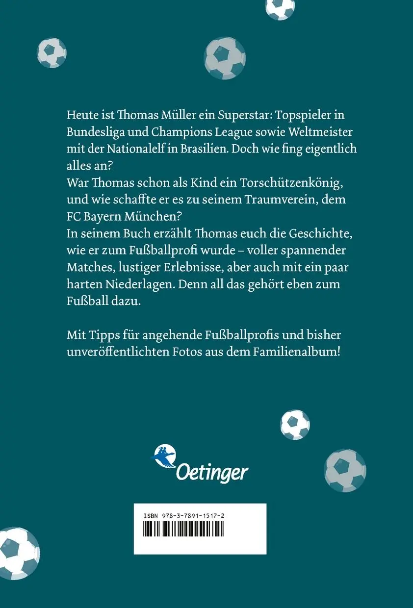 Rückseite: 9783789115172 | Mein Weg zum Fußballprofi | Thomas Müller (u. a.) | Buch | 192 S.