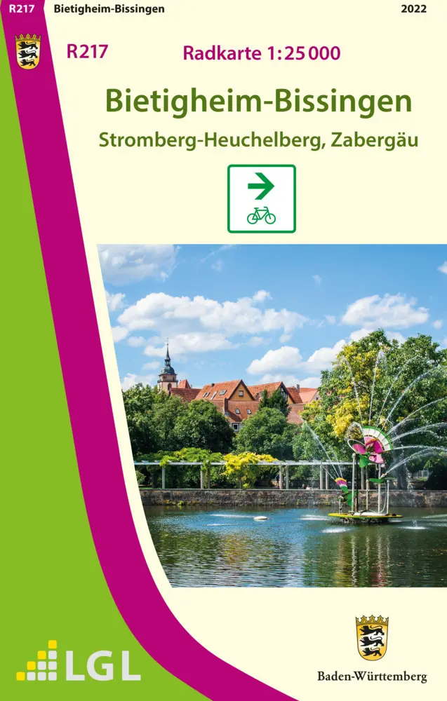 Cover: 9783863985172 | R217 Radkarte 1:25 000 Bietigheim-Bissingen | LGL | (Land-)Karte