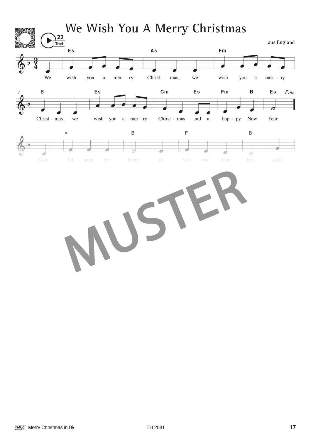 Bild: 9783866265172 | Merry Christmas für B-Instrumente | Hage Musikverlag | Taschenbuch