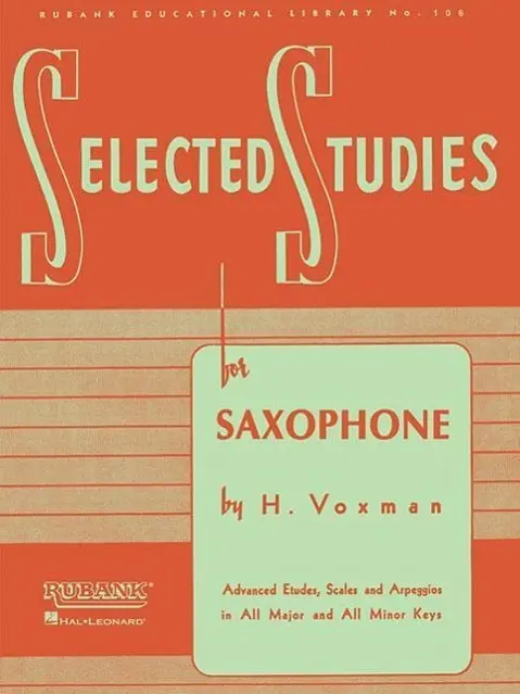 Cover: 9781423445272 | Selected Studies | For Saxophone | H. Voxman | Taschenbuch | Buch
