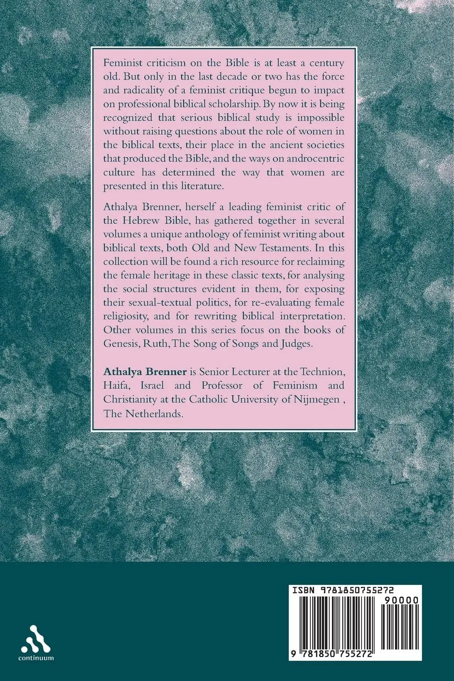 Rückseite: 9781850755272 | Feminist Companion to Esther, Judith and Susanna | Athalya Brenner