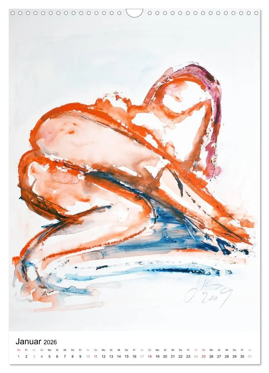 Bild: 9783516475272 | Erotische Aquarelle (Wandkalender 2026 DIN A3 hoch), CALVENDO...