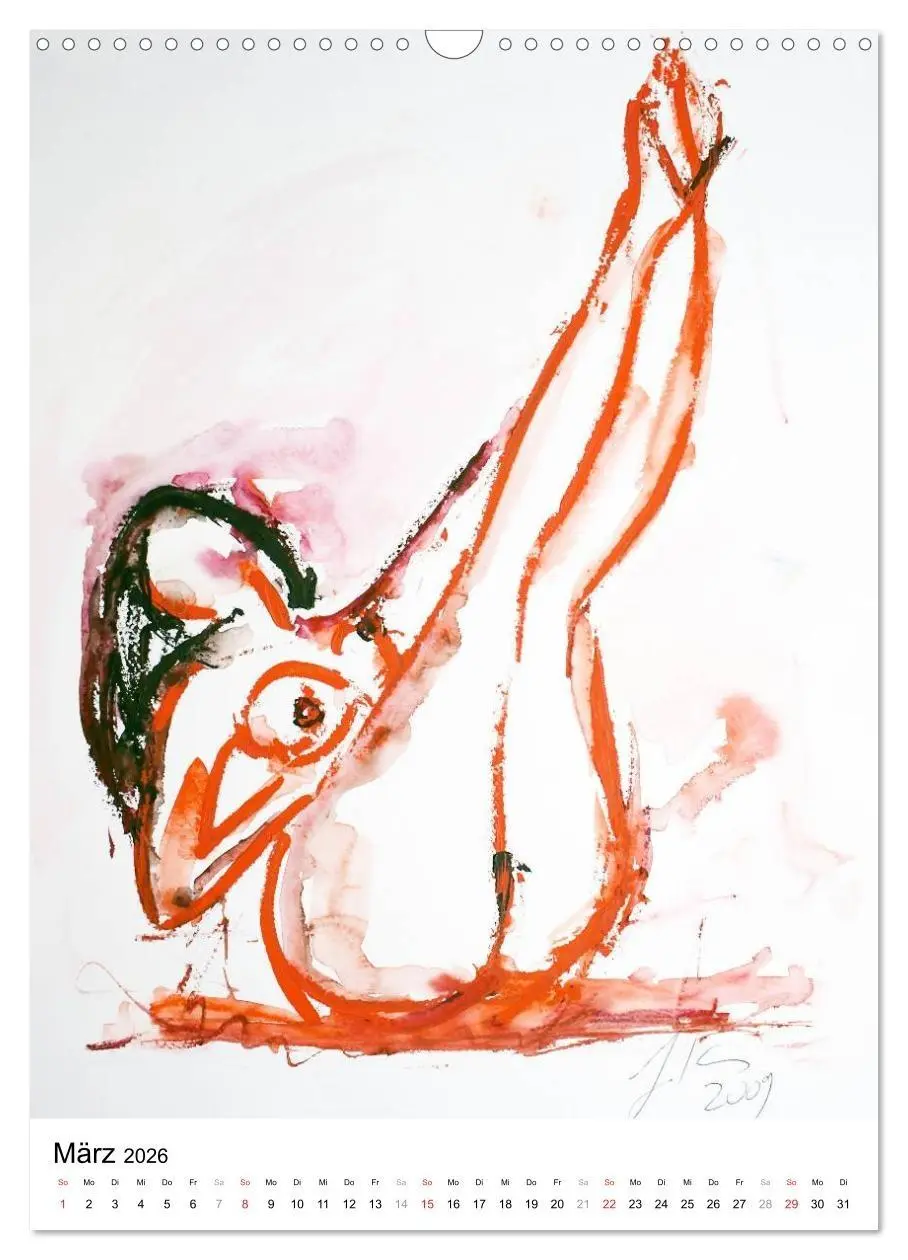Bild: 9783516475272 | Erotische Aquarelle (Wandkalender 2026 DIN A3 hoch), CALVENDO...