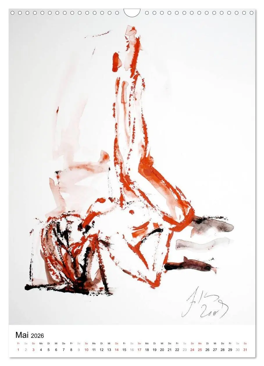 Bild: 9783516475272 | Erotische Aquarelle (Wandkalender 2026 DIN A3 hoch), CALVENDO...