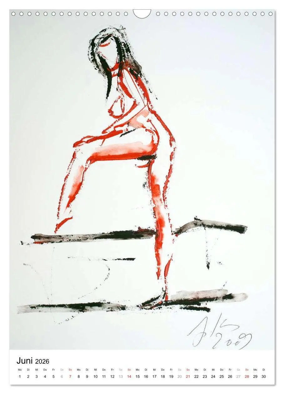 Bild: 9783516475272 | Erotische Aquarelle (Wandkalender 2026 DIN A3 hoch), CALVENDO...