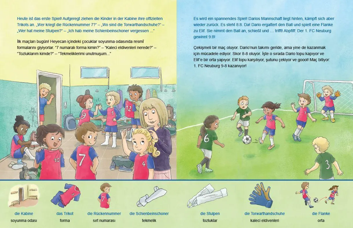 Bild: 9783695055272 | Fußball (Deutsch-Türkisch) | Zweisprachiges Kinderbuch | Susanne Böse