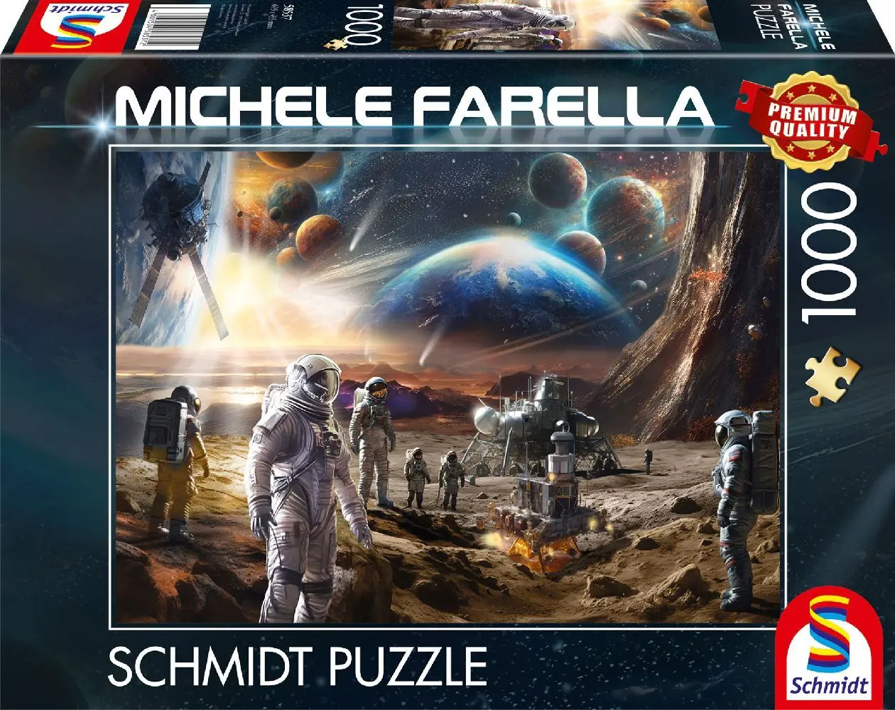 Cover: 4001504585372 | Unendliche Welten, Raumfahrtmissionen | Spiel | Schachtel | 58537