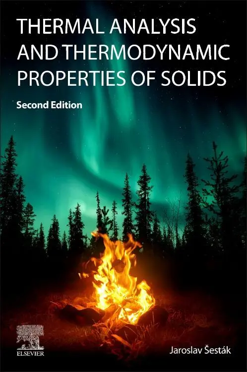 Cover: 9780323855372 | Thermal Analysis and Thermodynamic Properties of Solids | Sestak