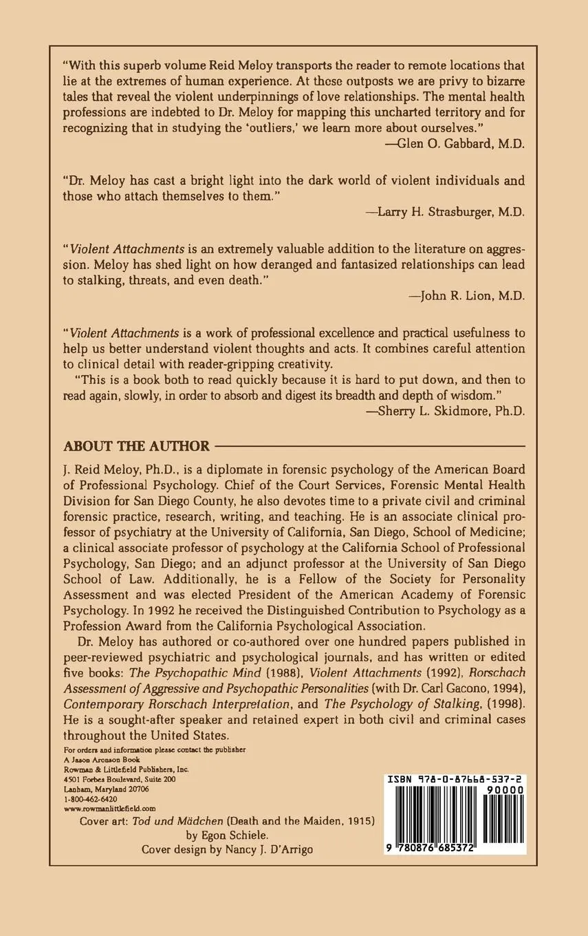Rückseite: 9780876685372 | Violent Attachments | Reid J. Meloy | Buch | Englisch | 1993