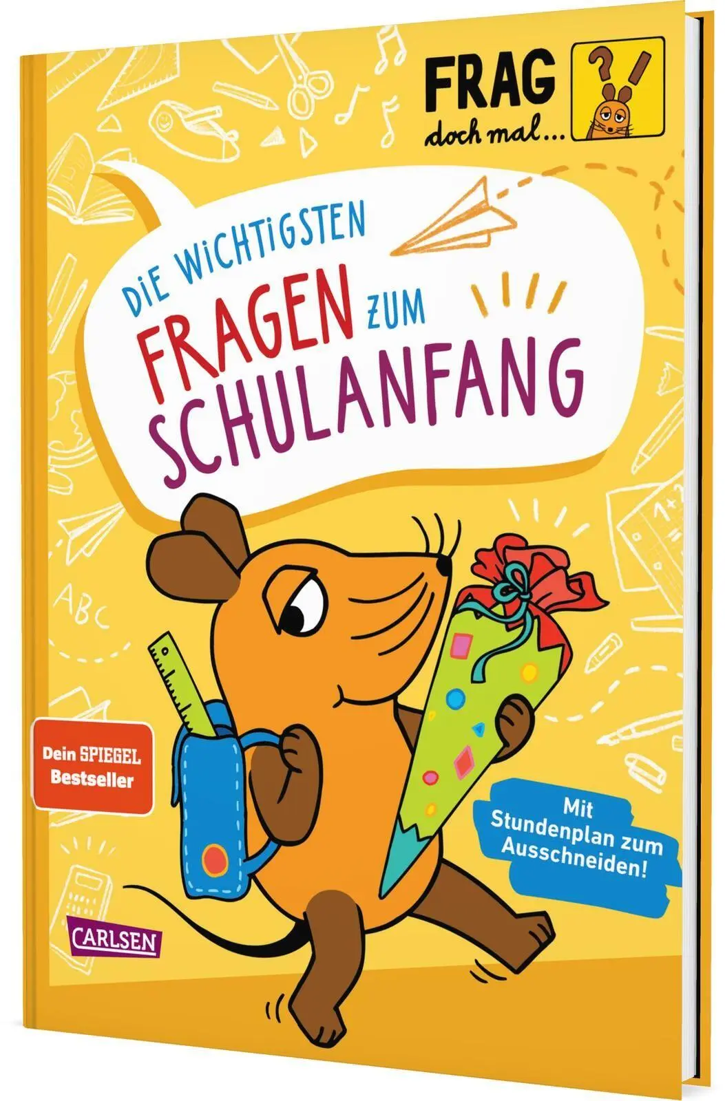 Cover: 9783551255372 | Frag doch mal ... die Maus: Die wichtigsten Fragen zum Schulanfang