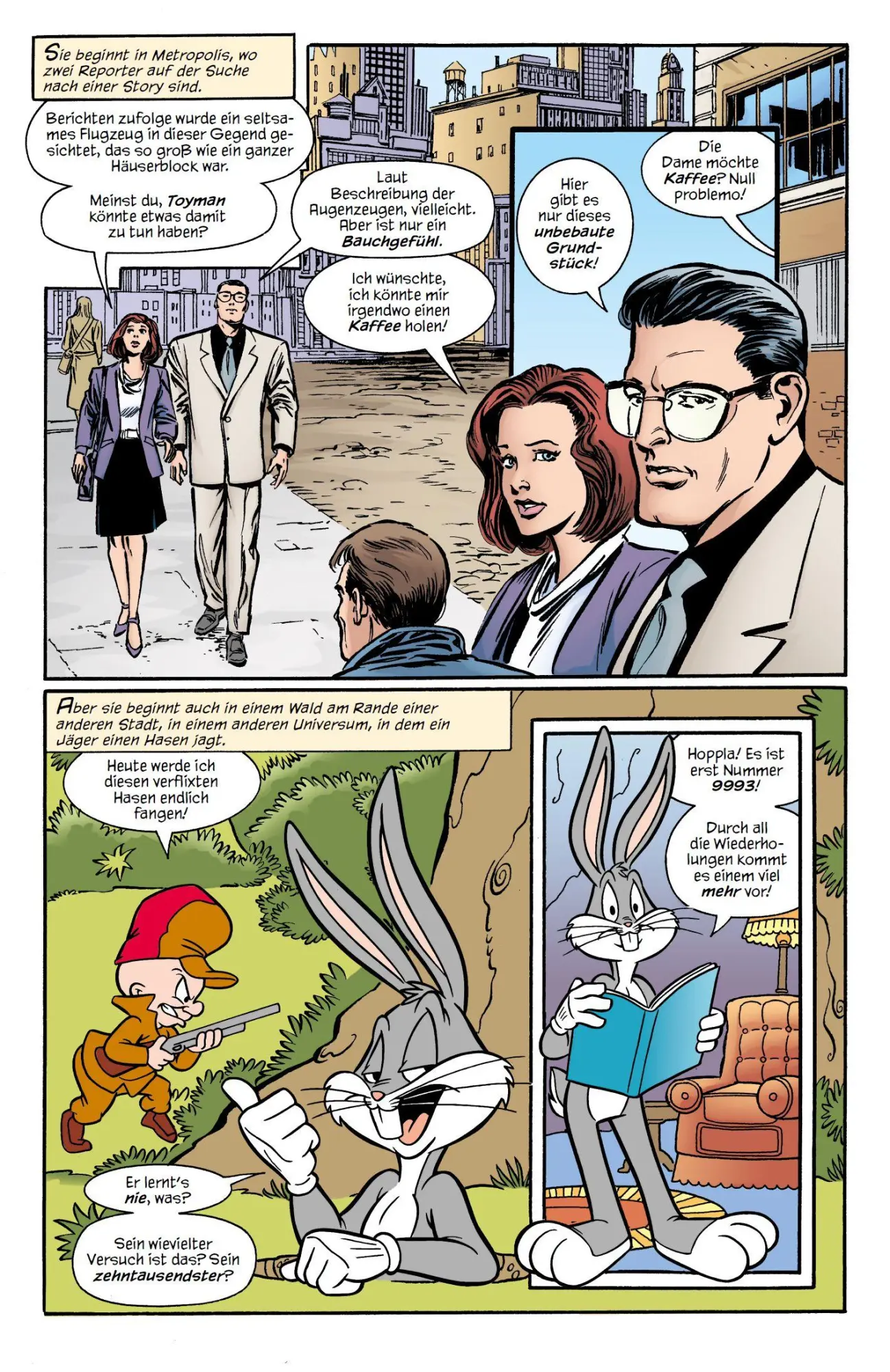 Bild: 9783741645372 | Superman &amp; Bugs Bunny | Mark Evanier (u. a.) | Taschenbuch | 108 S.