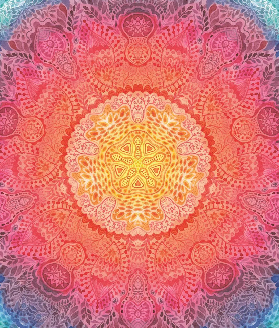 Bild: 9783745915372 | Malbuch Inside Out: Watercolor Mandala | Taschenbuch | 96 S. | Deutsch