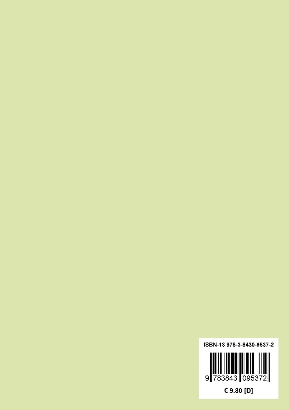 Rückseite: 9783843095372 | Schwarzwaldau | Kriminalroman | Karl Von Holtei | Taschenbuch | 232 S.