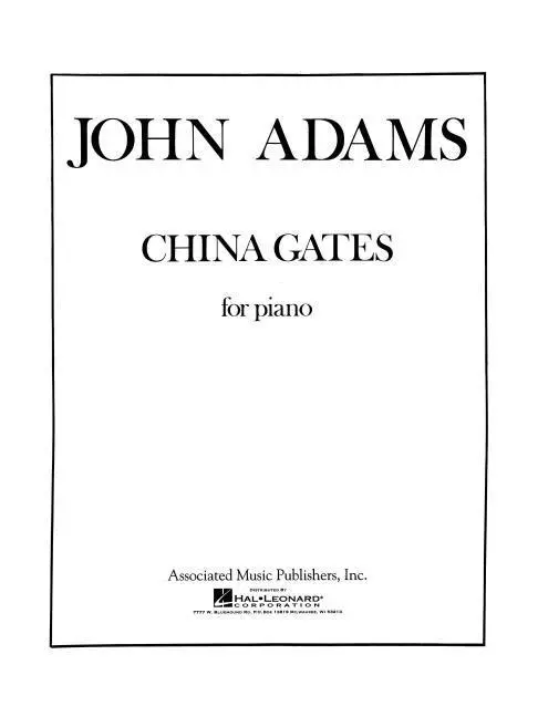 Cover: 9780793585472 | China Gates | Piano Solo | Adams John | Taschenbuch | Buch | Englisch