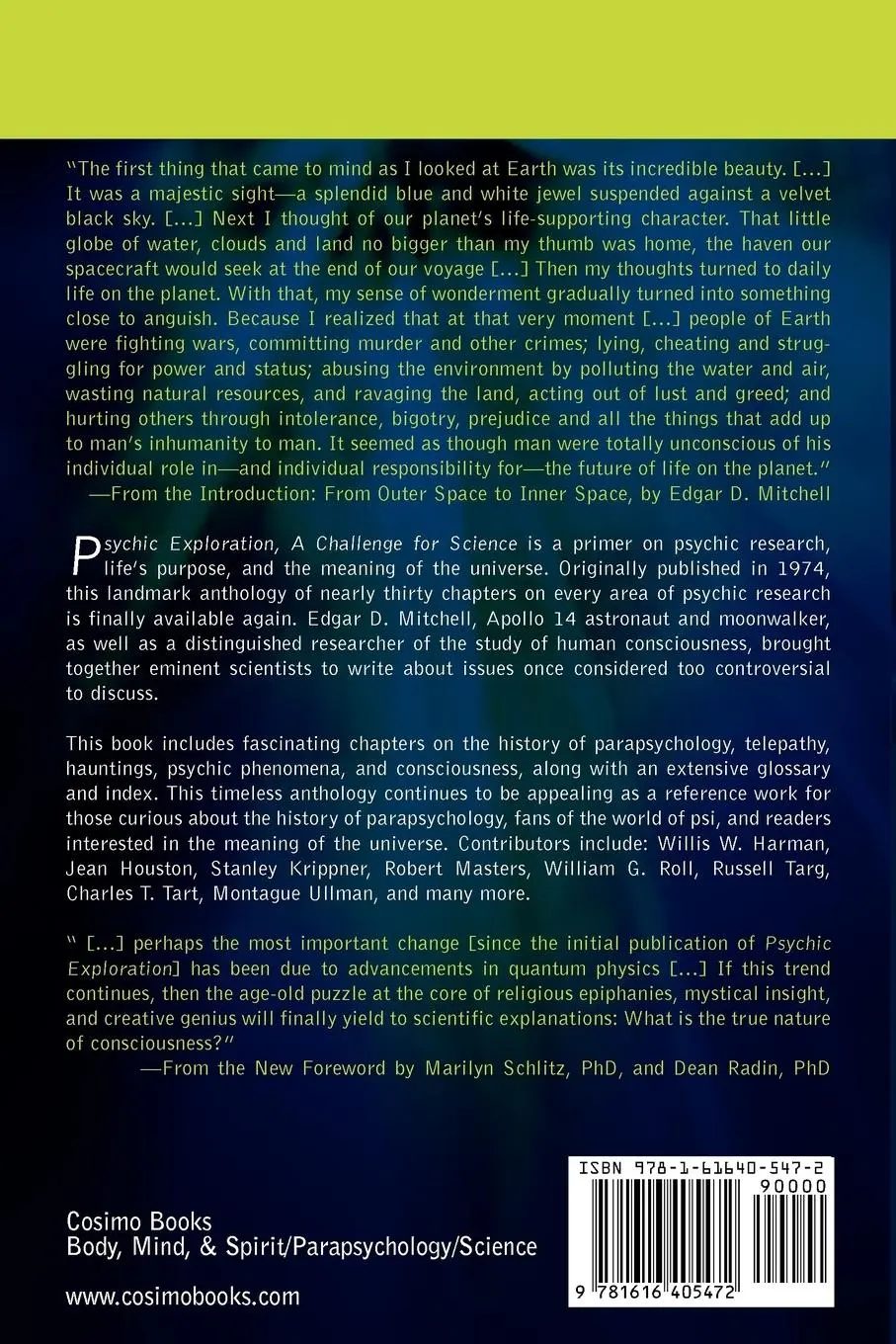 Rückseite: 9781616405472 | Psychic Exploration | Edgar D. Mitchell | Taschenbuch | Englisch