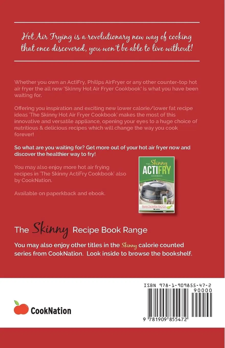 Rückseite: 9781909855472 | The Skinny Hot Air Fryer Cookbook | Cooknation | Taschenbuch | 2014