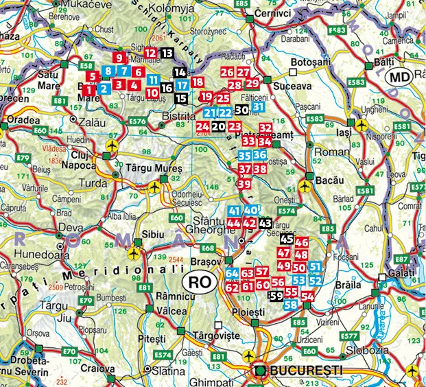Bild: 9783763345472 | Rumänien - Ostkarpaten | 64 Touren mit GPS-Tracks | Liviu Valenas