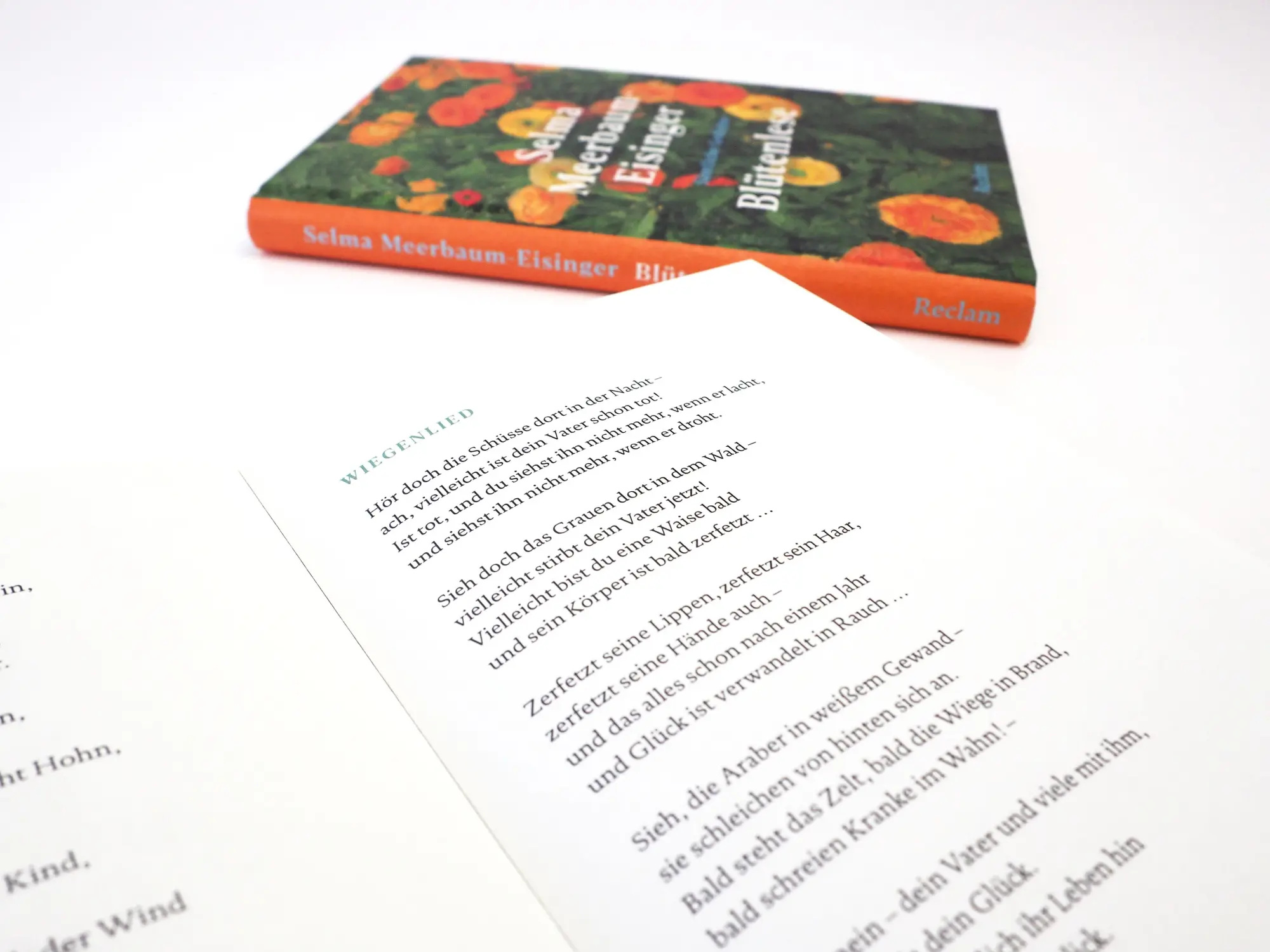 Bild: 9783150115572 | Blütenlese | Sämtliche Gedichte | Selma Meerbaum-Eisinger | Buch