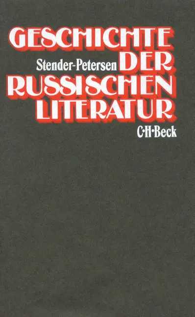 Cover: 9783406315572 | Geschichte der russischen Literatur | Adolf Stender-Petersen | Buch