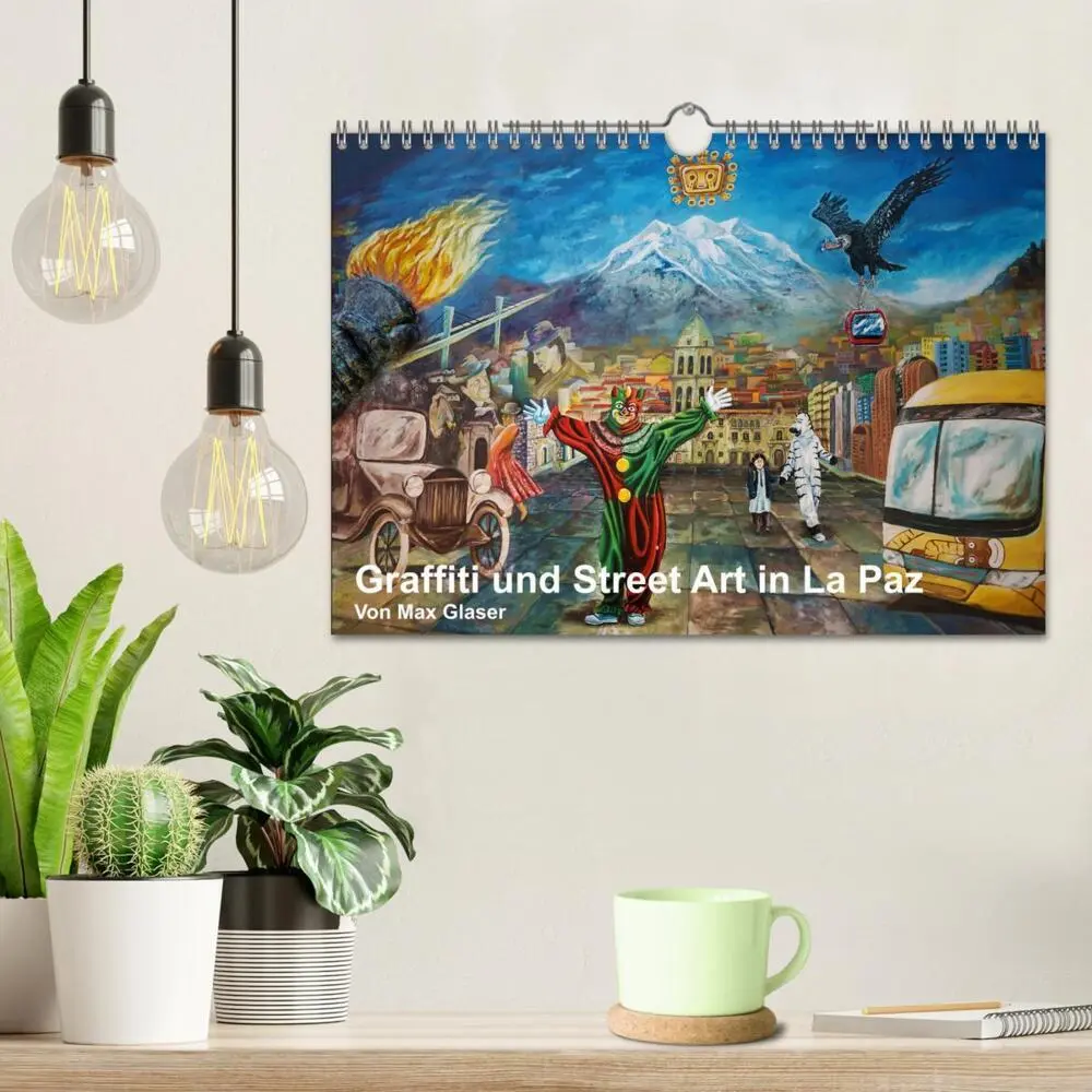 Bild: 9783435405572 | Graffiti und Street Art in La Paz (Wandkalender 2025 DIN A4 quer),...