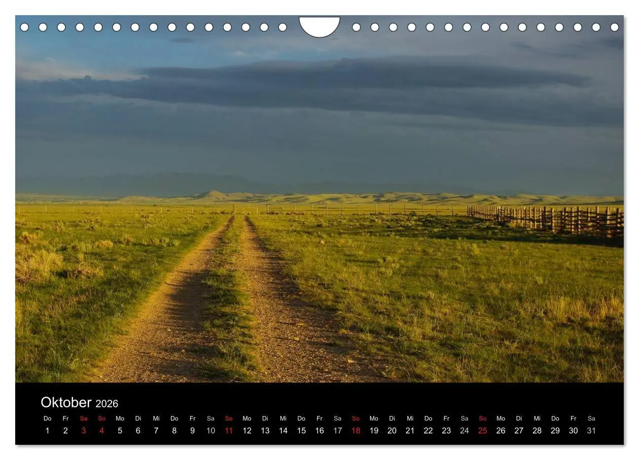 Bild: 9783516205572 | Montana! (Wandkalender 2026 DIN A4 quer), CALVENDO Monatskalender