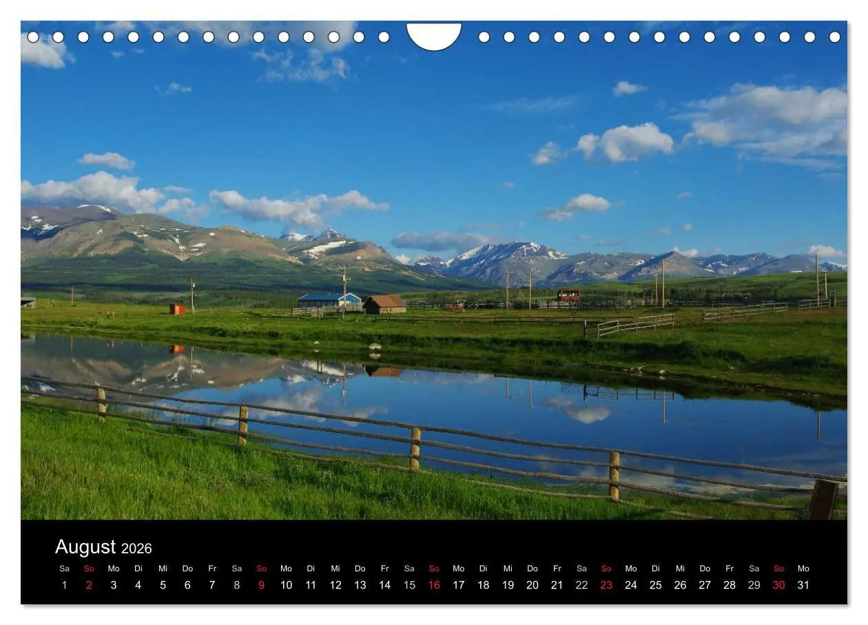 Bild: 9783516205572 | Montana! (Wandkalender 2026 DIN A4 quer), CALVENDO Monatskalender