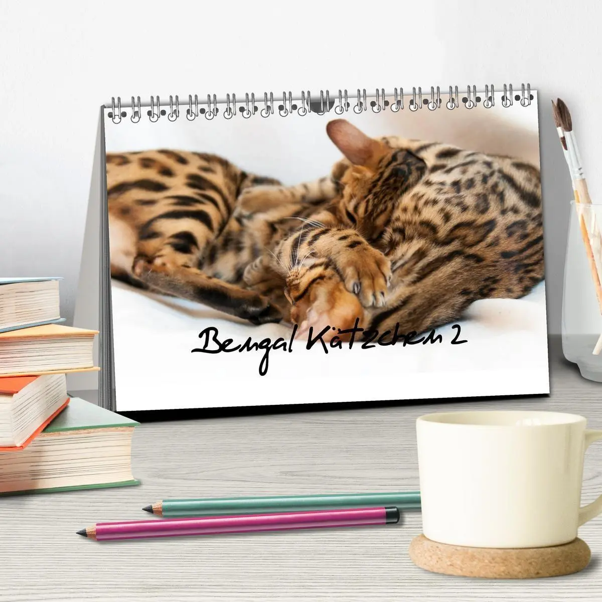 Bild: 9783569775572 | Bengal Kätzchen 2 (Tischkalender 2027 DIN A5 quer), CALVENDO...