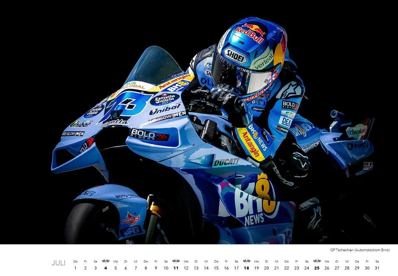 Bild: 9783960585572 | Motorrad Grand Prix Kalender 2027 | Ronny Lekl | Kalender | 14 S.