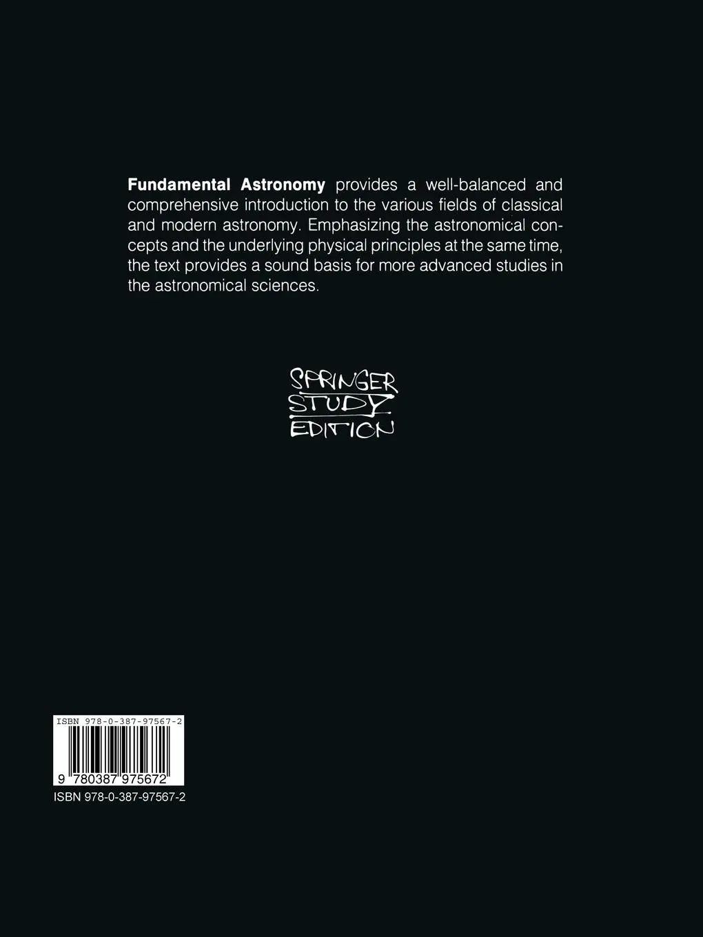 Rückseite: 9780387975672 | Fundamental Astronomy | Hannu Karttunen (u. a.) | Taschenbuch | xiii