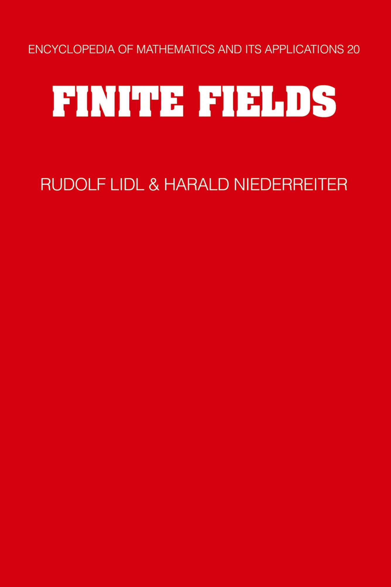 Cover: 9780521065672 | Finite Fields | Rudolf Lidl (u. a.) | Taschenbuch | Englisch | 2008 Cover: 9780521065672 | Finite Fields | Rudolf Lidl (u. a.) | Taschenbuch | Englisch | 2008