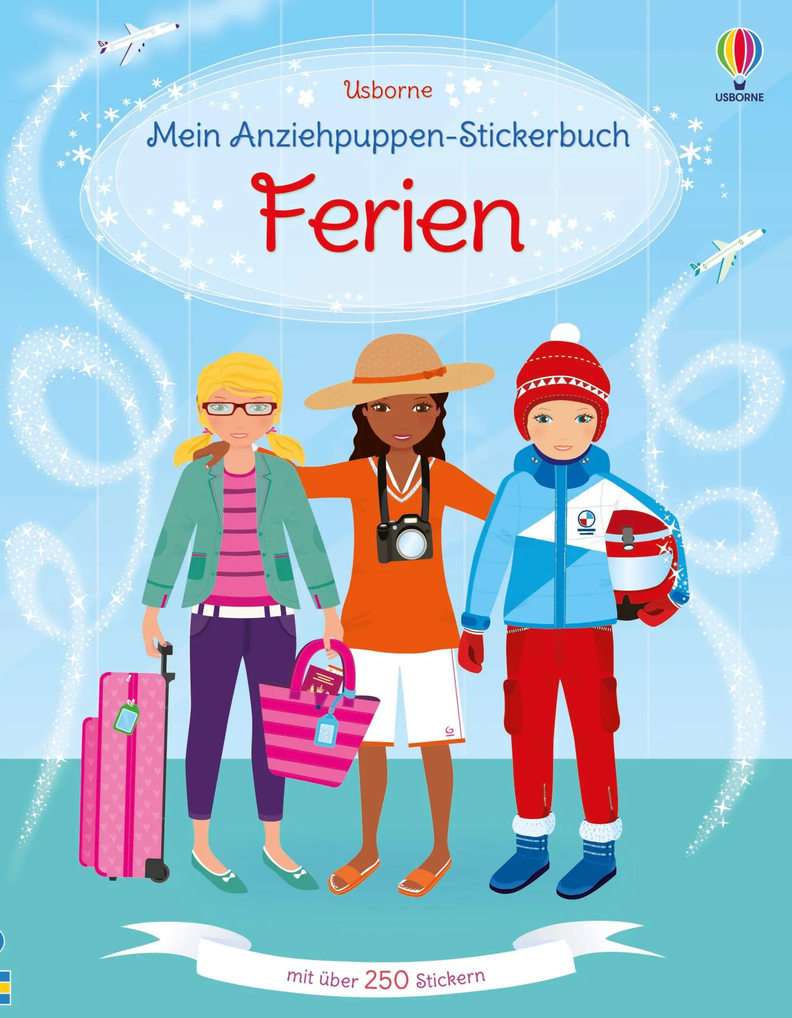 Cover: 9781035705672 | Mein Anziehpuppen-Stickerbuch: Ferien | Fiona Watt | Taschenbuch