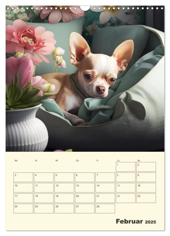 Bild: 9783435875672 | Witzige Chihuahuas. Glückliche Temperamentbündel (Wandkalender 2025...